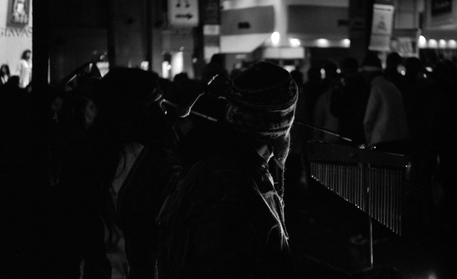 Ermou str. Athens, Christmas time, 2005